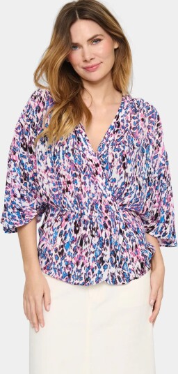 Saint Tropez Everleysz Wrap Blouse Pink XS