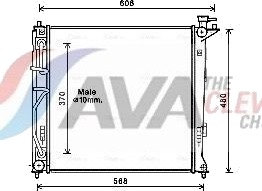 Radiator AVA Clever Choice HY2282