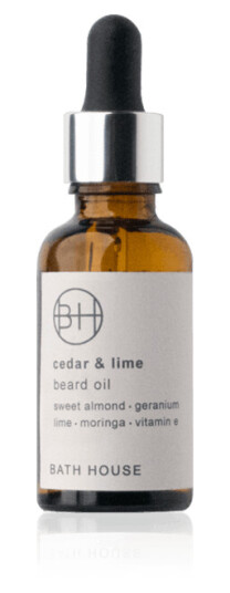 Bath House, Beard Oil Cedar & Lime