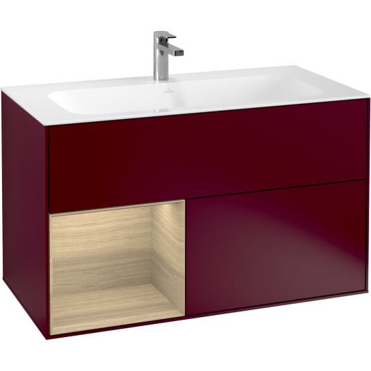 VILLEROY & BOCH FINION SERVANTSKAP 100 PEON MATT LAKK M/LYS VENSTRESTILT EIKEFINÉR HYLLE VILLEROY & BOCH FINION SERVANTSKAP 100 PEON MATT LAKK M/LYS VENSTRESTILT EIKEFINÉR HYLLE