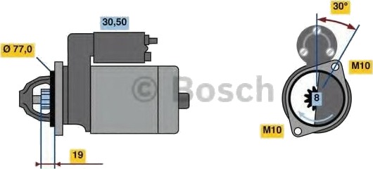 BOSCH 0 986 023 600 Starter BOSCH 0 986 023 600 Starter