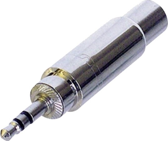 Rean Lydadapter Jack 3,5mm Plugg Til 6,3mm Kontakt Sølv NYS227 Rean Lydadapter Jack 3,5mm Plugg Til 6,3mm Kontakt Sølv NYS227