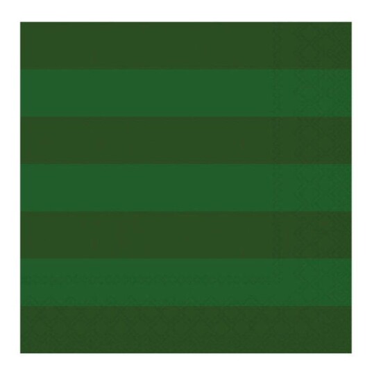 Ambiente   Serviett 33x33 cm 20 stk Block Stripe Dark Green