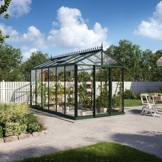 Drivhus Oasen Master Victorian Mørk Grønn, 10,8 M²