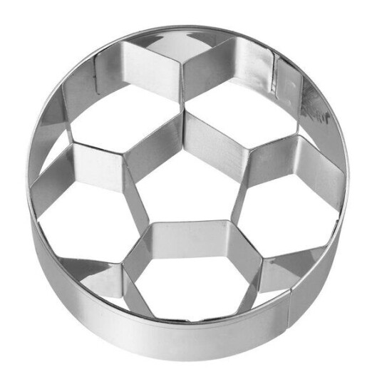 Birkmann Cookie Cutters pepperkakeform fotball 6,5 cm rustfritt stål Birkmann Cookie Cutters pepperkakeform fotball 6,5 cm rustfritt stål