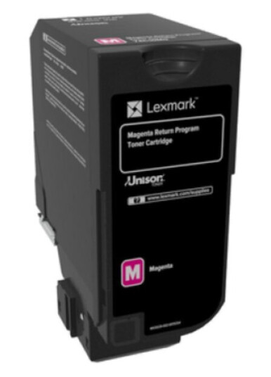 Lexmark CS 720 M return Toner - 74C20M0 Original - Magenta 3000 sider Lexmark CS 720 M return Toner - 74C20M0 Original - Magenta 3000 sider