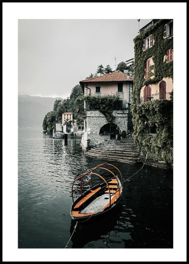 View Of The City From Lake Como Plakat Plakat / 40x50cm