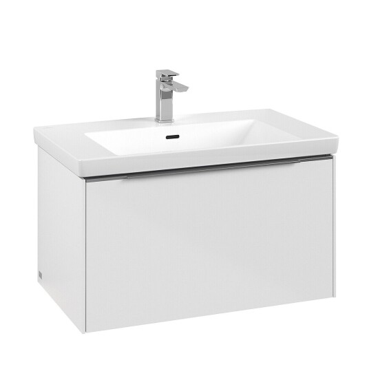 Villeroy & Boch  Subway 3.0 Servantskap m/1 skuff 772x429x478 mm Hvit Høyglans