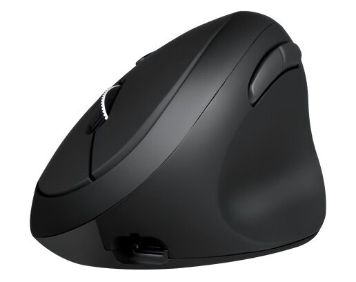 Perixx Perimice-819, Høyre Hendt, Optisk, Rf Wireless + Bluetooth + Usb Type-A, 2400 Dpi, Sort