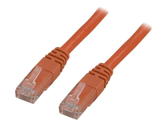 Deltaco 1.5m CAT 6 U/UTP Koblingskabel RJ-45 Hann til Hann - Oransje