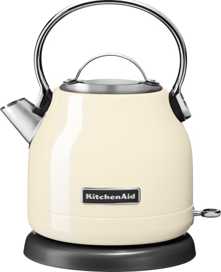 KitchenAid 1,25L Kremfarget Vannkoker 1500W med Tørrkokingsbeskyttelse