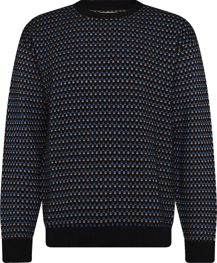 Revolution Loose Knit Sweater   Blue   M