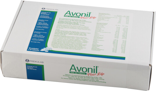 Avonil PKU AA New Life tabletter 750 stk Avonil PKU AA New Life tabletter 750 stk