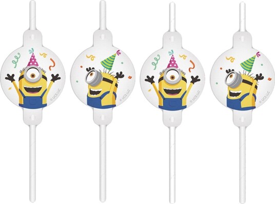 Decorata Party Sugerør 4-pack Minions: Grus fremvekst Decorata Party OneSize Sugerør Gul Hvit 94097-Minions: The Rise Of Gru Decorata Party Sugerør 4-pack Minions: Grus fremvekst Decorata Party OneSize Sugerør Gul Hvit 94097-Minions: The Rise Of Gru