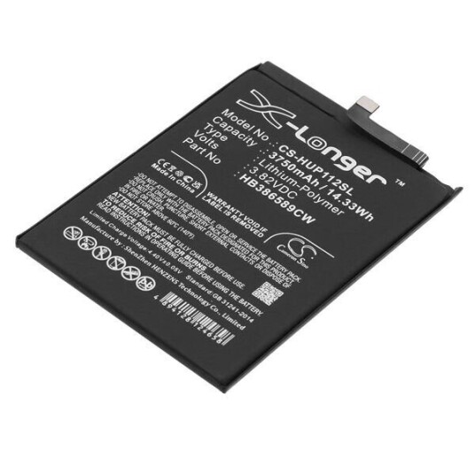 Huawei PAR-LX1M batteri (3750 mAh 3.82 V, Sort)