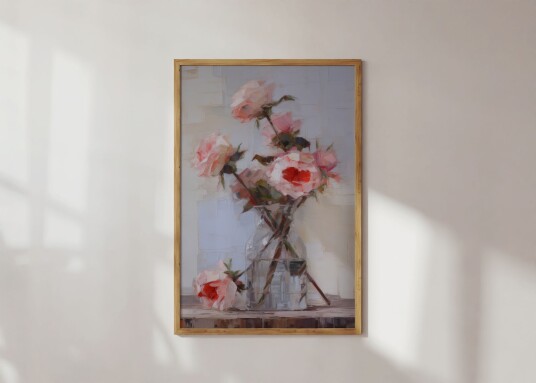Plakat Abstrakte Blomster