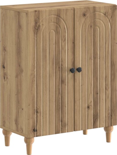 vidaXL Baderom Oppbevaringsskap ALKMAAR Artisan eik 59,5 x 31 x 80 cm
