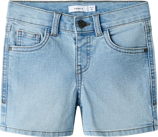 Name It Shorts Bred NmfRose Light Blue Denim Name It 7 år (122) Shorts Blå Lyseblå