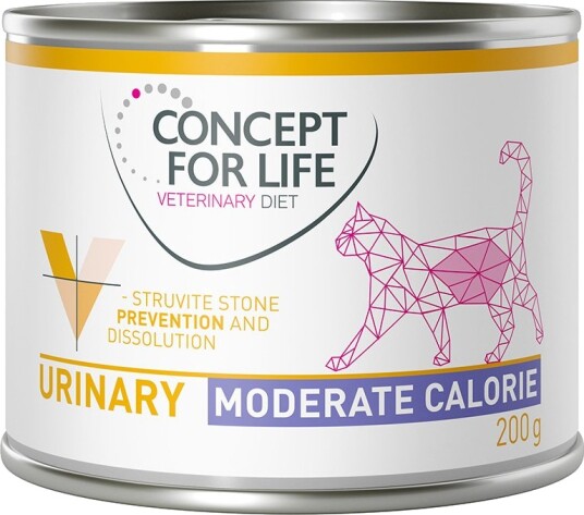 Concept For Life Vet våtfôr Veterinary Urinary Diet Moderate Calorie kylling 24 x 200 g