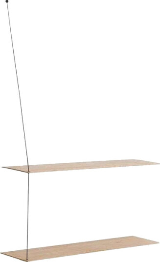 Woud Stedge hylle 80 cm hvitpigmentert eik Woud Stedge hylle 80 cm hvitpigmentert eik