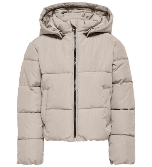 Kids Only Kogdolly Life Sht Puffer Jacket Otw Noos - Cream - 158