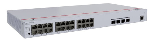 Huawei Ekitengine S310 Series S310-24P4x - Switch - L2+ - Styrt - 24 X 10/100/1000 (Poe+) + 4 X 1 Gigabit / 10 Gigabit Sfp+ - Front Til Side Luftstrøm - Rackmonterbar - Poe+ (400 W)