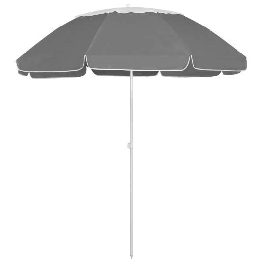 vidaXL Strandparasoll antrasitt 300 cm vidaXL Strandparasoll antrasitt 300 cm