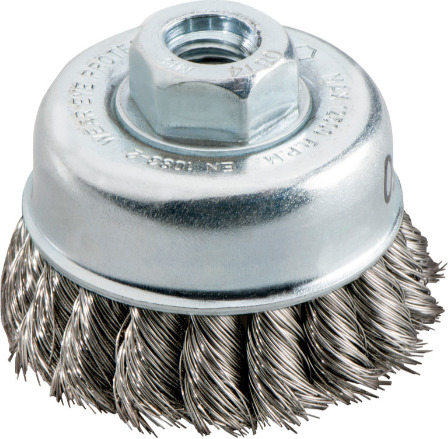 Metabo 623805000 Kopp Stålbørste Alle Merker 6,5 Cm Sølv M10 0,35 Mm