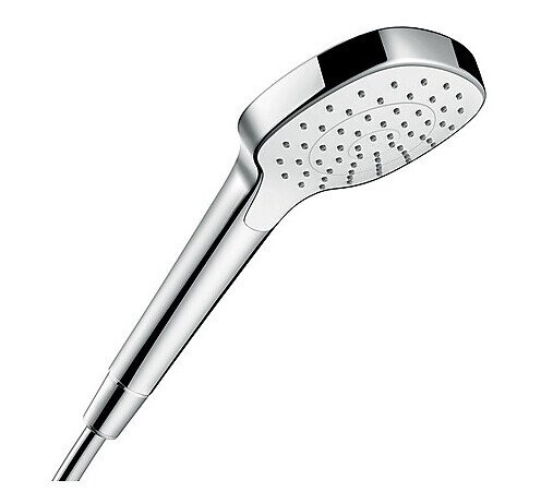 Hansgrohe Croma Select E 1jet hånddusj Med  stråletype, Hvit/Krom
