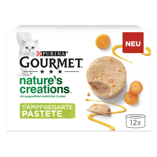 Gourmet Nature'S Creation Mousse 12 X 85 G Laks Og Grønne Bønner