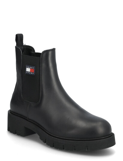 Tommy Hilfiger Tjw Chelsea Leather Boot - Black - 37 Tommy Hilfiger Tjw Chelsea Leather Boot - Black - 37