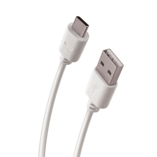 Forever USB Type-C Kabel 1m Hvit - Allsidig og Pålitelig Forever USB Type-C Kabel 1m Hvit - Allsidig og Pålitelig