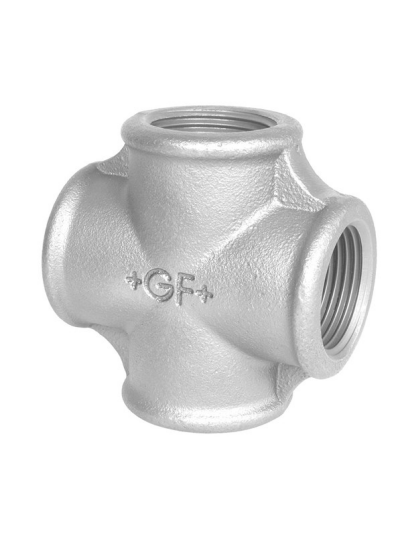Georg-Fischer Cross galvanized 1 1/4