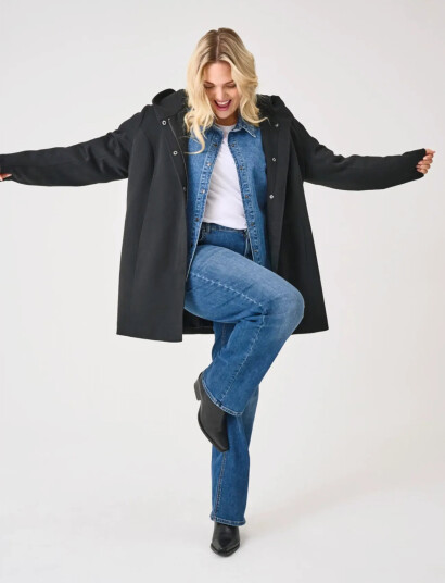ONLY Carmakoma Carsedona Light Coat Otw Noos Black 54