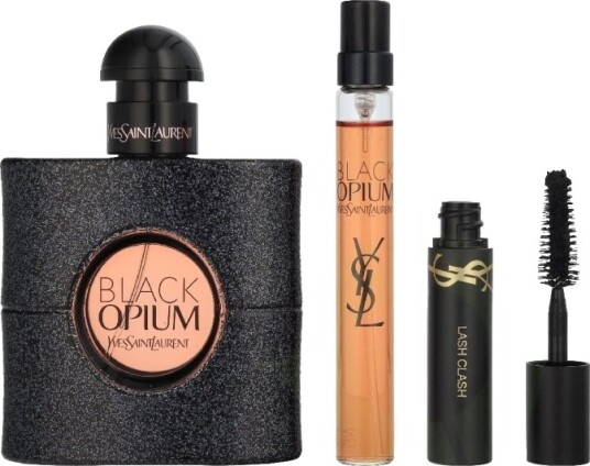 Yves Saint Laurent YSL Black Opium Giftset 62 ml Eau De Parfum Spray 50ml/Edp Spray 10ml/Lash Clash Volume Mascara 2ml