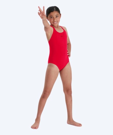 Speedo Endurance+ Medalist Swimsuit Red 128 Speedo Endurance+ Medalist Swimsuit Red 128