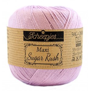 Scheepjes Maxi Sugar Rush Garn Unicolor 226 Lys Orkide
