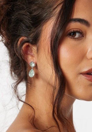 LILY AND ROSE Victoria Raindrop Earrings Agave Onesize