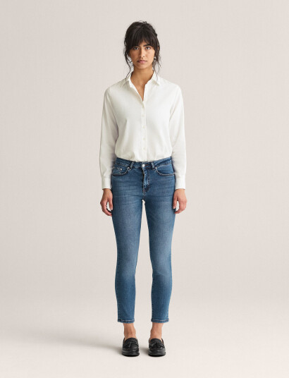 Newhouse Nora Stonewash Denim - Blue - 34 80 cm