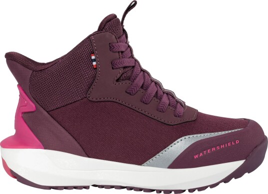 Viking QuickGo Mid Vanntette Sneakers Plum 32
