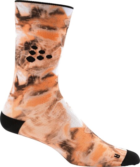 Craft PRO Hypervent Print Sock Oransje 34/36 | Løpesokker