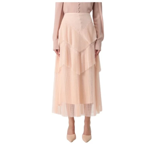 Twinset Dame Skjørt Rosa S,