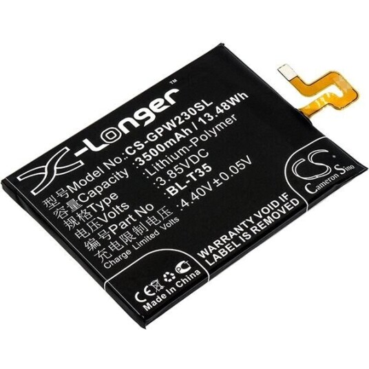 Google Pixel 2 XL 6.0 batteri (3500 mAh 3.85 V, Sort) Google Pixel 2 XL 6.0 batteri (3500 mAh 3.85 V, Sort)