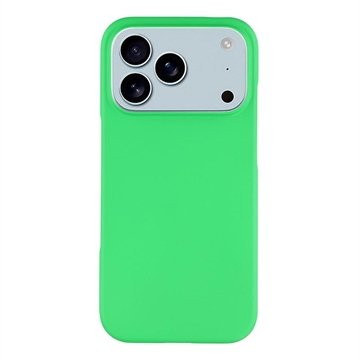 iPhone 17 Pro Gummiert Plastdeksel   Grønn