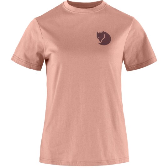 Fjellreven Women's Fox Boxy Logo Tee Dusty Rose XS Fjellreven Women's Fox Boxy Logo Tee Dusty Rose XS