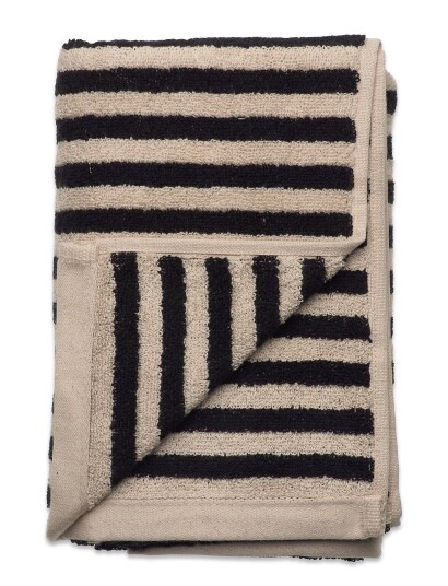 OYOY Living Design Raita Towel - 50X100 Cm Beige OYOY Living Design BLACK 100X50CM