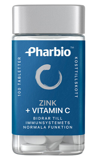 Zink + Vitamin C 100 tablåtter