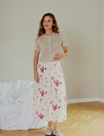 FREE/QUENT Fqmaise Skirt White M
