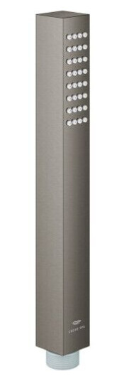 Grohe Aqua Cube hånddusj, vannbesparende, børstet svart krom Sort krom Grohe Aqua Cube hånddusj, vannbesparende, børstet svart krom Sort krom