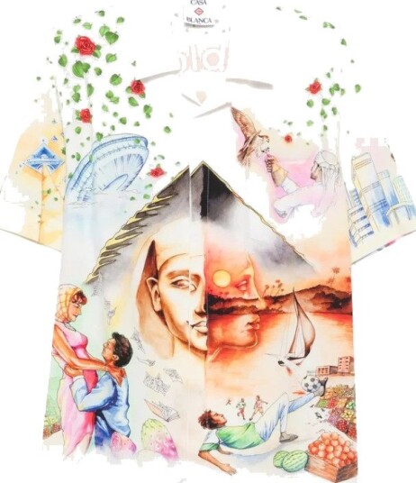 Casablanca Herre Skjorter Hvit 2XL, Casablanca Herre Skjorter Hvit 2XL,